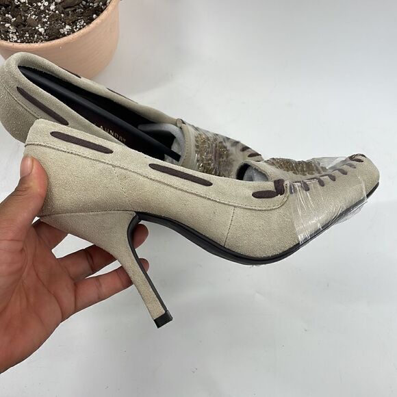 Chinese Laundry Beige and Brown Heels - Picture 6 of 8